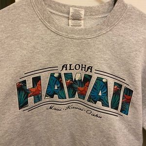 hawaii grey sweatshirt